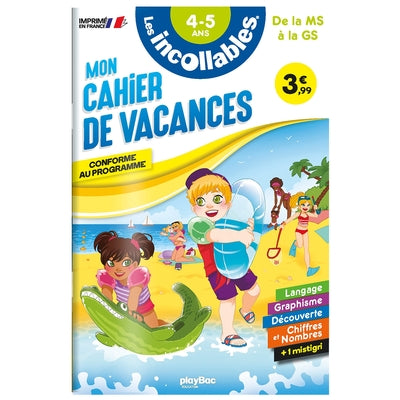Cahier de vacances 2025 - Les incollables