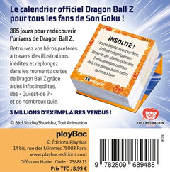 Mini calendrier 365 jours avec Dragon Ball Z