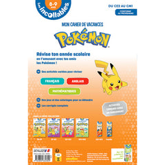 Cahier de vacances 2025 Pokémon - Les incollables