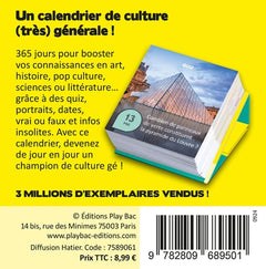 Mini calendrier 365 jours de Culture Générale
