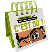 Le calendrier quiz - C'est où ?