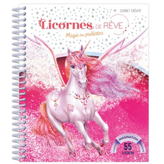 Licorne de rêve - Mini-carnet Magie des paillettes