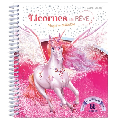 Licorne de rêve - Mini-carnet Magie des paillettes