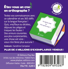 365 jours sans fautes !