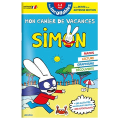 Cahier de vacances Simon - Les incollables - Petite Section à Moyenne Section