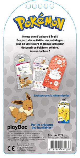 Mon carnet de jeux et d'activités avec stickers - Évoli