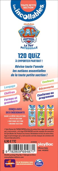 Les incollables - Mon année de Toute Petite Section avec la Pat' Patrouille