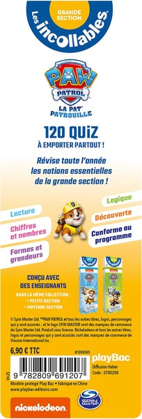 Les incollables - Mon année de Grande Section avec la Pat' Patrouille