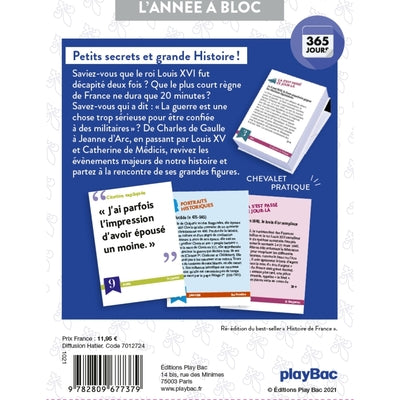 Calendrier Mystères de l'Histoire en 365 jours - L'Année à bloc
