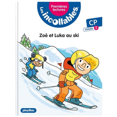 Zoé et Luka au ski