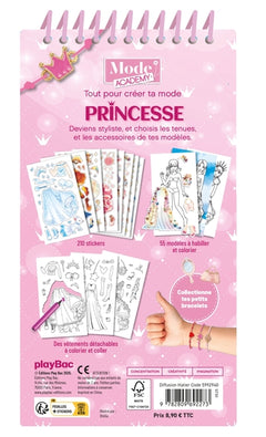 Carnet créatif Mode Academy Princesses