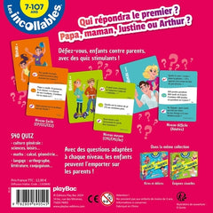 Boîte Quiz - Incollables Famille - Enfants vs Parents