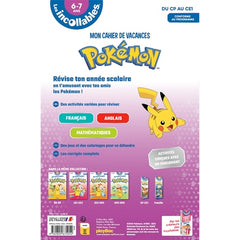 Cahier de vacances 2026 Pokémon - Les incollables - CP au CE1 - 6/7 ans