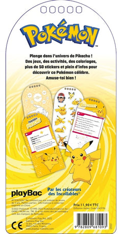 Mon carnet de jeux et d'activités avec stickers - Pikachu