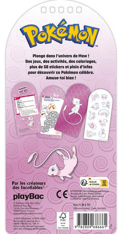 Pokémon - Mon carnet de jeux et d'activités avec stickers - Mew