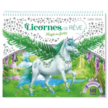 Licorne de rêve - Carnet créatif - Magie de la forêt
