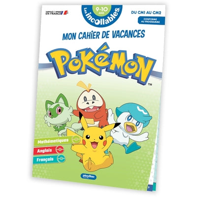 Cahier de vacances Pokémon 2025 - Du CM1 au CM2