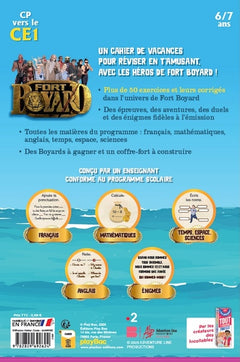 Cahier de vacances 2025 Fort Boyard - Les incollables - CP au CE1 - 6/7 ans