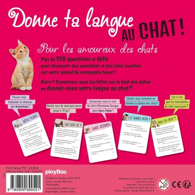 Boîte Quiz Donne ta langue au Chat !