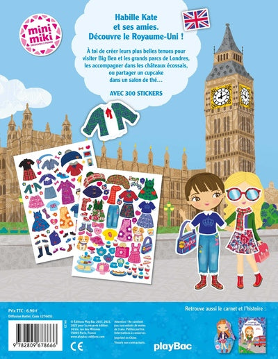 Minimiki - Stickers - Habille Kate au Royaume-Uni