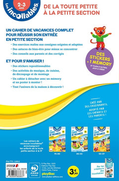 Cahier de vacances - Les incollables - Toute Petite Section à Petite Section
