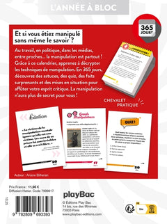 Calendrier Pouvoir et Manipulation en 365 jours - L'Année à Bloc