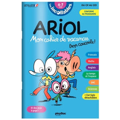 Cahier de vacances 2025 Ariol - Les incollables - CP au CE1 - 6/7 ans