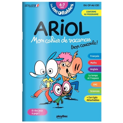 Cahier de vacances 2025 Ariol - Les incollables - CP au CE1 - 6/7 ans