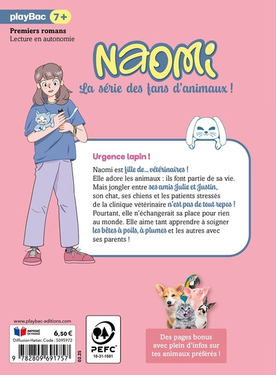 Naomi, fille de vétérinaire - Urgence lapin ! - Tome 2
