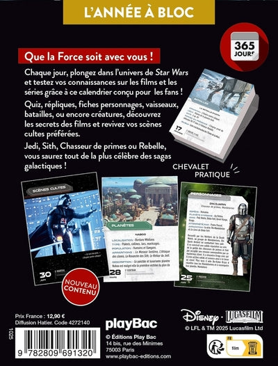 Calendrier Star Wars en 365 jours - Année à Bloc