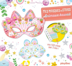 Mes masques en strass - Animaux Kawaii nouvelle édition
