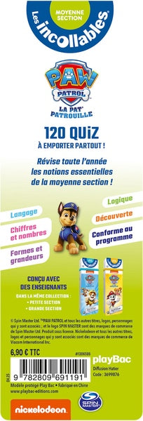 Les incollables - Mon année de Moyenne Section avec la Pat' Patrouille