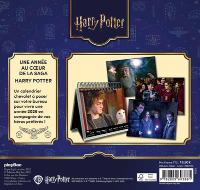 Harry Potter - Calendrier officiel 2026