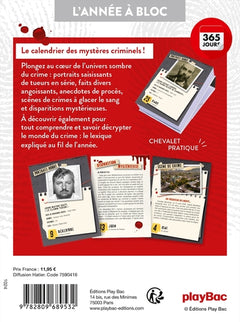 Calendrier Crimes et Faits divers en 365 jours - L'ANNÉE À BLOC