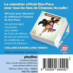Mini calendrier 365 jours avec One Piece