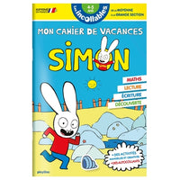 Cahier de vacances 2026 Simon - Les incollables - Moyenne Section à Grande Section - 4/5 ans