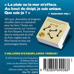 Mini calendrier Fort Boyard 365 Quiz et énigmes