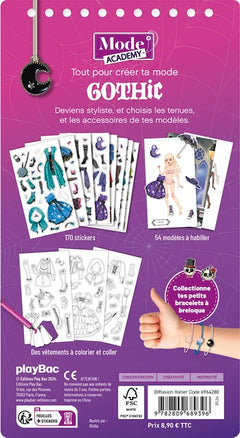 Carnet créatif Mode Academy Gothic