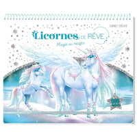 Licornes de rêve - Carnet créatif - Magie des neiges
