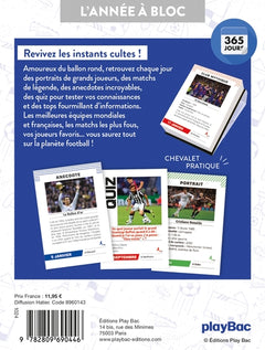 Calendrier Passion foot en 365 jours - L'année à bloc