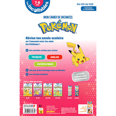 Cahier de vacances 2025 Pokémon - Les incollables - CE1 au CE2