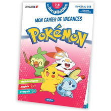 Cahier de vacances 2025 Pokémon - Les incollables - CE1 au CE2