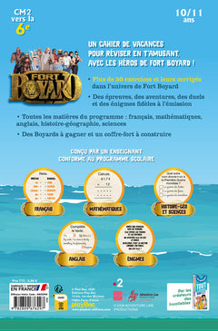 Cahier de vacances 2026 Fort Boyard - Les incollables - CM2 au 6e - 10/11 ans