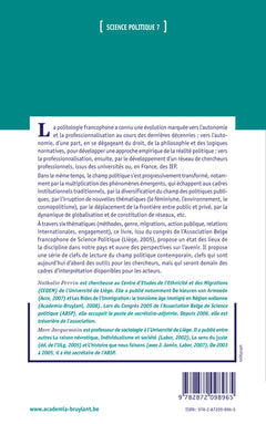 Science politique en Belgique francophone