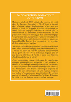 La conception sémantique de la vérité