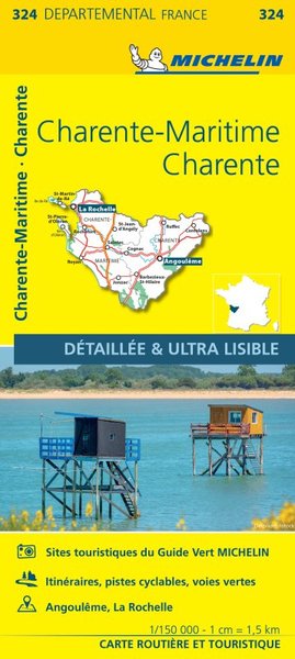 Carte Départementale Charente-Maritime, Charente