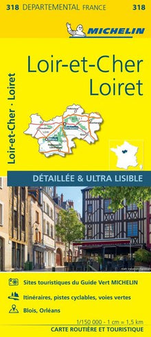 Carte départementale Loiret, Loir-et-Cher