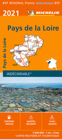 Carte régionale Pays de la Loire 2021