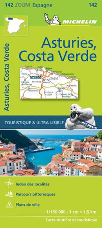 Carte Zoom Asturies, Costa Verde