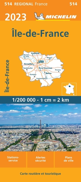 Carte Régionale Ile-de-France 2023
